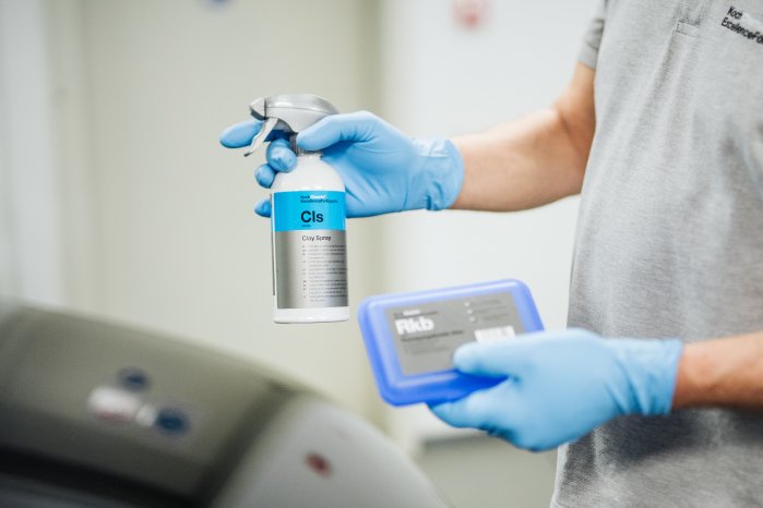 Čistící modelína modrá Clay 200 g - Reinigungsknete blau-4