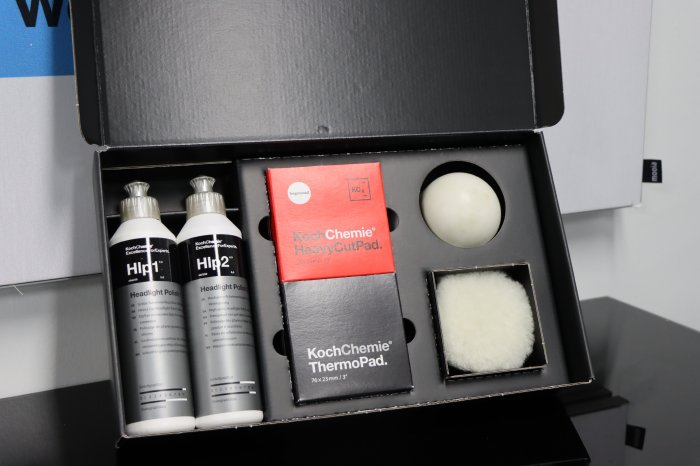 Sada na renovaci světlometů Koch Headlight Polish Set-2