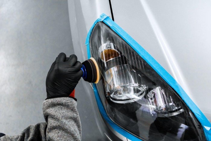 Sada na renovaci světlometů Koch Headlight Polish Set-6