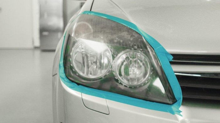 Sada na renovaci světlometů Koch Headlight Polish Set-7