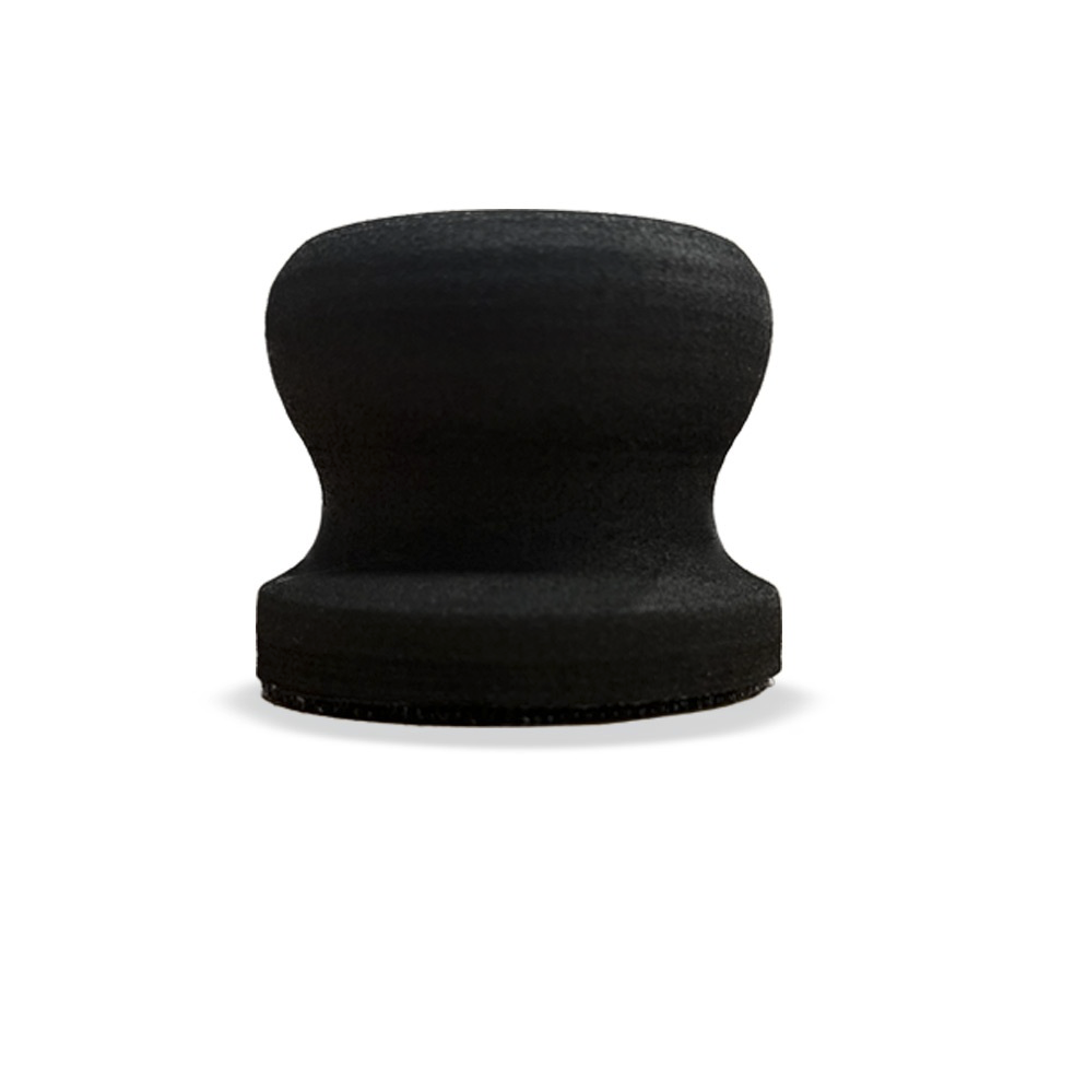 kulatý pěnový aplikátor, 8x5 cm, černý