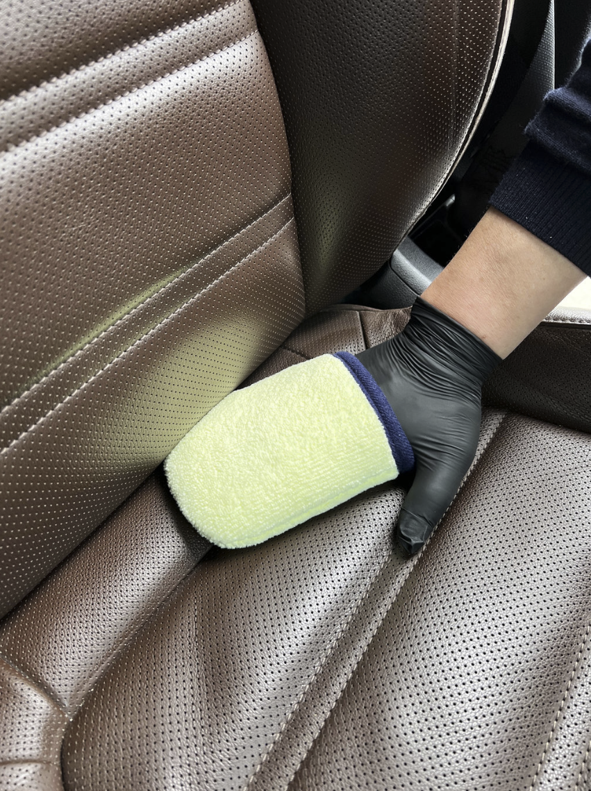 mikrovláknová rukavice, žlutá-3